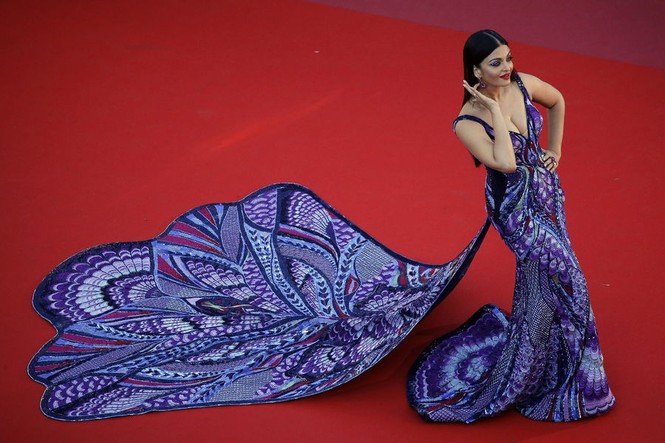 Hoa hậu thế giới Aishwarya Rai Cannes 2018 - ảnh 6