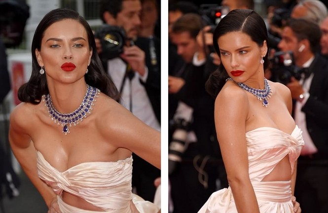 Thiên thần nội y Adriana Lima quyến rũ nhất dàn mỹ nhân Cannes ngày 9 - ảnh 3