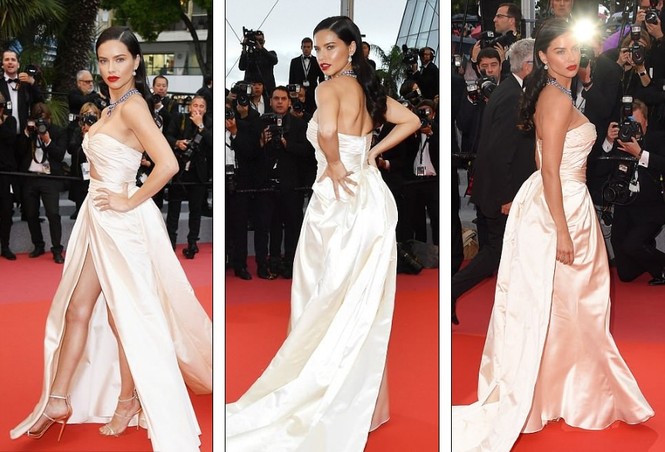 Thiên thần nội y Adriana Lima quyến rũ nhất dàn mỹ nhân Cannes ngày 9 - ảnh 6