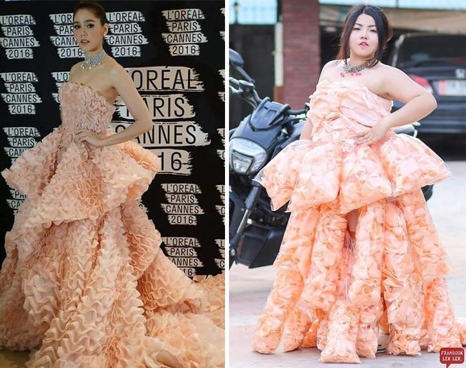 Phản ứng bất ngờ của Phạm Băng Băng với váy cosplay làm từ rau diếp - ảnh 10