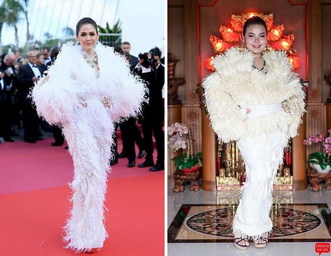Phản ứng bất ngờ của Phạm Băng Băng với váy cosplay làm từ rau diếp - ảnh 11