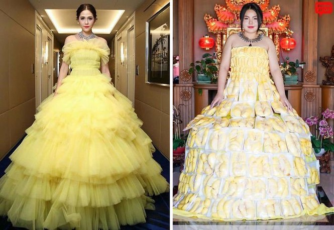 Phản ứng bất ngờ của Phạm Băng Băng với váy cosplay làm từ rau diếp - ảnh 9