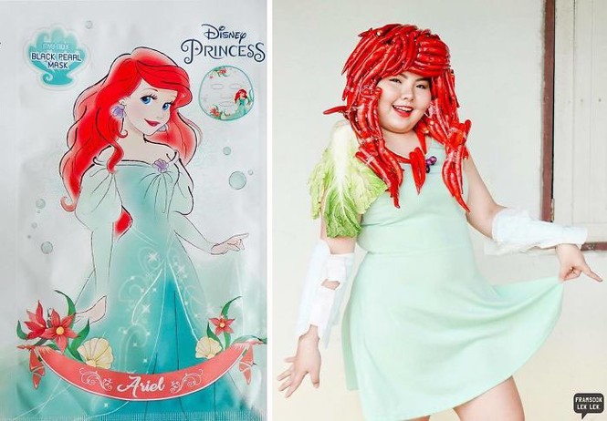 Phản ứng bất ngờ của Phạm Băng Băng với váy cosplay làm từ rau diếp - ảnh 15