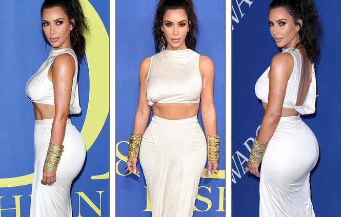 Kim Kardashian eo thon nhỏ xíu với đường cong ‘đồng hồ cát’ - ảnh 1