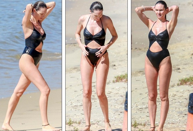 Candice Swanepoel về dáng ‘thần tốc’ sau 3 tuần sinh con - ảnh 1
