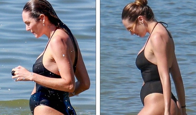 Candice Swanepoel về dáng ‘thần tốc’ sau 3 tuần sinh con - ảnh 6