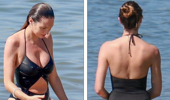 Candice Swanepoel về dáng ‘thần tốc’ sau 3 tuần sinh con - ảnh 8
