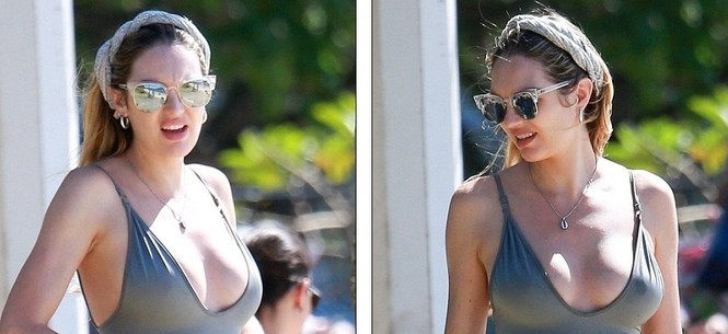 Thiên thần nội y Candice Swanepoel nảy nở gợi cảm sau sinh 1 tháng - ảnh 7