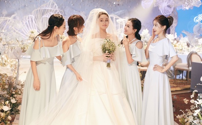 ‘Lý Mạc Sầu’ Trương Hinh Dư đẹp như tiên nữ trong đám cưới cổ tích - ảnh 11