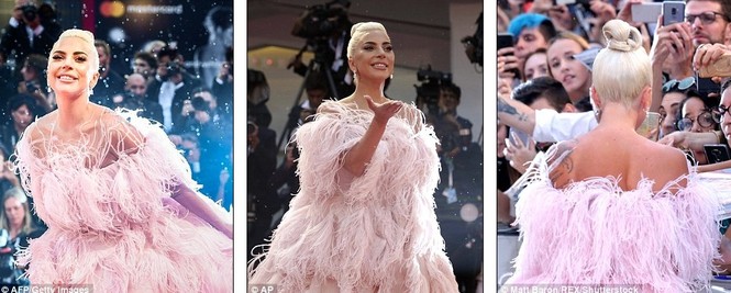 Lady Gaga lộng lẫy bất ngờ trên thảm đỏ LHP Venice - ảnh 8