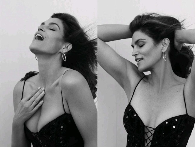 Mê mẩn sắc vóc gợi cảm của ‘nữ thần’ U60 Cindy Crawford - ảnh 2