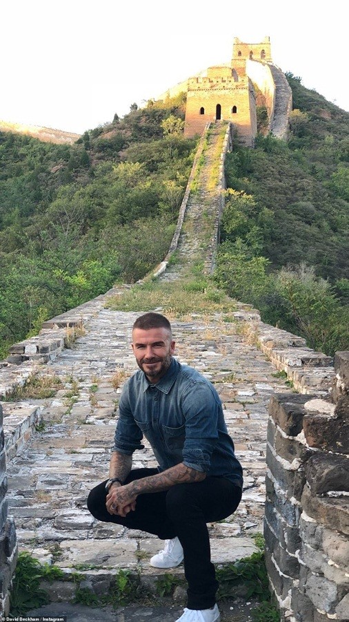David Beckham 43 tuổi phong độ, đẹp trai rạng ngời - ảnh 7