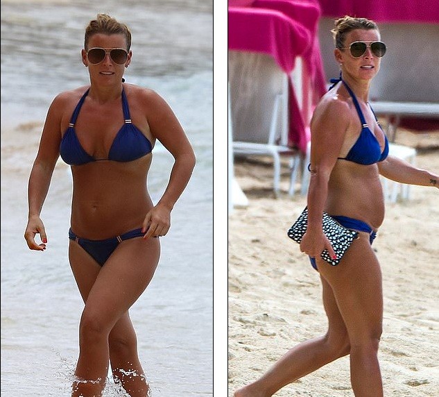 Vợ Wayne Rooney liên tục diện bikini hút mắt ở đảo Caribe - ảnh 2