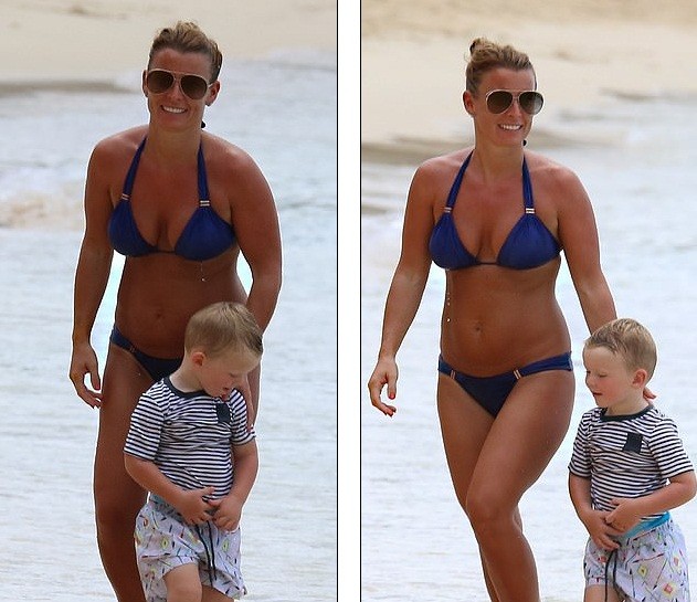 Vợ Wayne Rooney liên tục diện bikini hút mắt ở đảo Caribe - ảnh 6