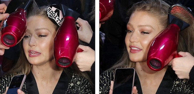 Hậu trường sôi động các mỹ nhân nội y Victoria's Secret trước giờ G - ảnh 11