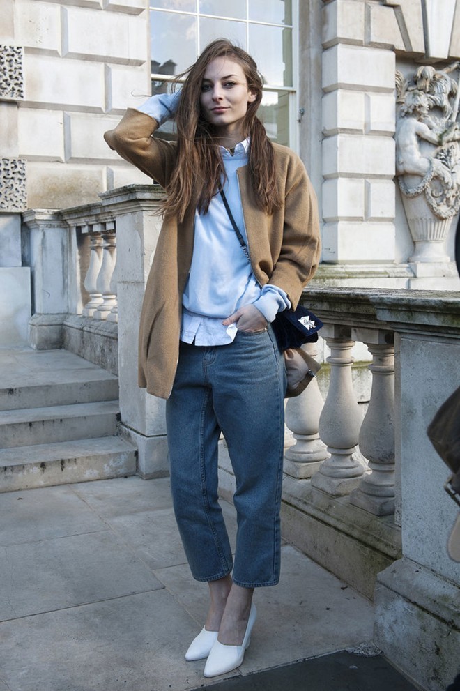 Ngắm nghía street style tại London Fashion Week - ảnh 1