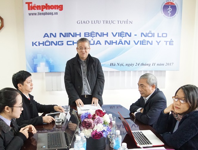 Giao lưu trực tuyến an ninh bệnh viện - ảnh 7