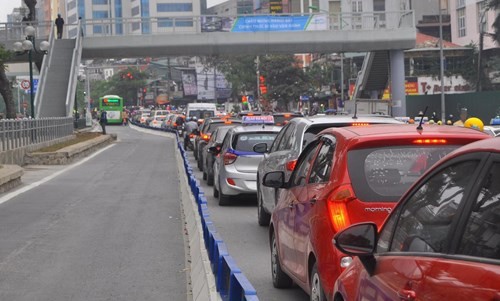 brt, dải phân cách cứng, lấn làn brt, xử lý BRT - ảnh 1