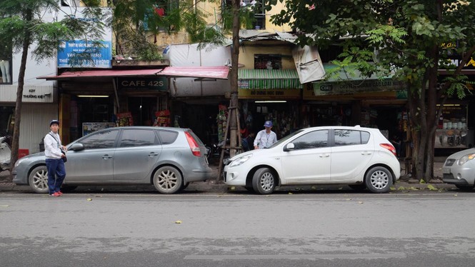 đỗ xe trên hè, đỗ xe chéo, phạt đỗ xe, lý thường kiệt, trần hưng đạo, thí điểm đỗ xe thông minh - ảnh 8