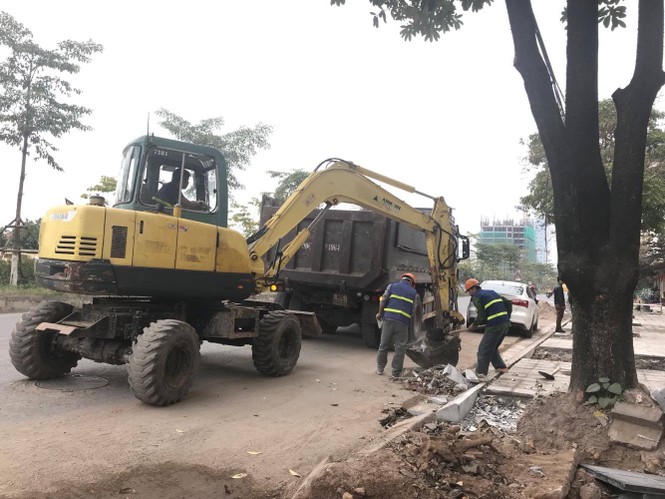 lát gạch, lát đá vỉa hè, - ảnh 1