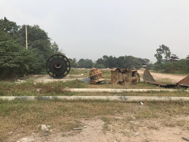 bãi phế thải, vĩnh quỳnh, rác thải, gạch block, lát đá vỉa hè, vỉa hè quận hai bà trưng, vỉa hè - ảnh 8