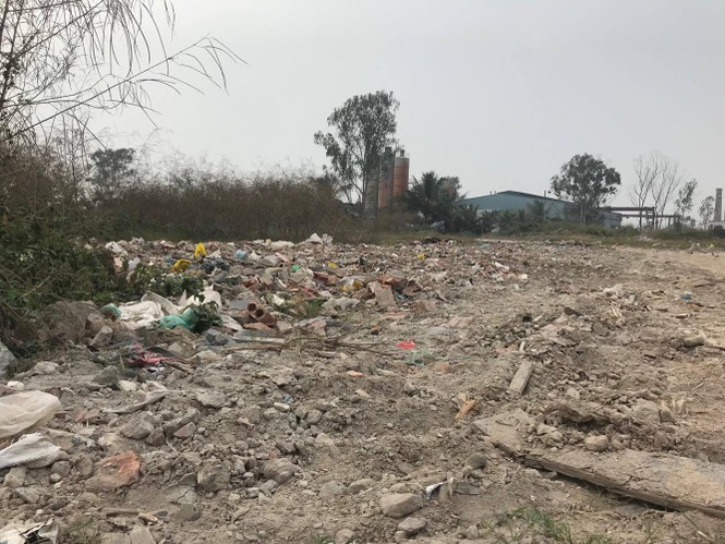 bãi phế thải, vĩnh quỳnh, rác thải, gạch block, lát đá vỉa hè, vỉa hè quận hai bà trưng, vỉa hè - ảnh 10