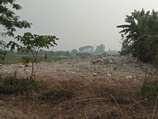 bãi phế thải, vĩnh quỳnh, rác thải, gạch block, lát đá vỉa hè, vỉa hè quận hai bà trưng, vỉa hè - ảnh 3