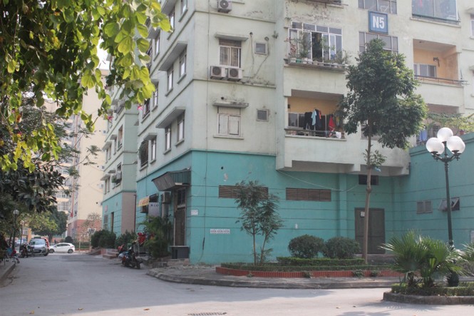 khu tái định cư, đồng tàu, quận hoàng mai, sụt lún nhà, sụt nhà, phường thịnh liệt - ảnh 3