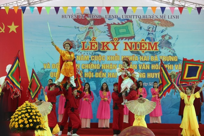 huyện mê linh, hai bà trưng, khai hội đền hai bà trưng, - ảnh 1