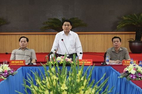 vỡ đê bùi, đê bùi 2, chương mỹ, huyện chương mỹ, chủ tịch hà nội, nguyễn đức chung, nông thôn mới - ảnh 1