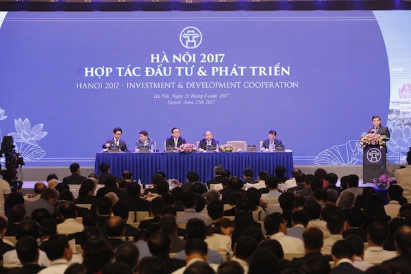 hà nội, hội nghị xúc tiến đầu tư, fdi, giải ngân chậm, tân hoàng minh, bệnh viện xanh pôn - ảnh 1