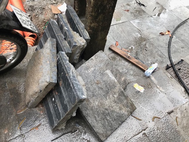 vỉa hè, lát đá tự nhiên, lát đá, thay gạch block, thanh tra vỉa hè, chủ tịch hà nội, bql dự án hoàn kiếm, hai bà trưng, hoàng mai, - ảnh 6