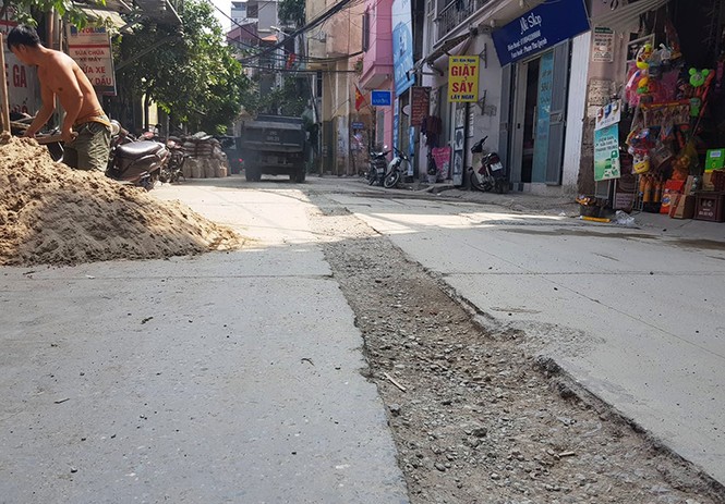 lòng đường, vỉa hè, đào xới, hai bà trưng, quận hoàn kiếm, chương dương, thanh tra, lát đá vỉa hè - ảnh 10