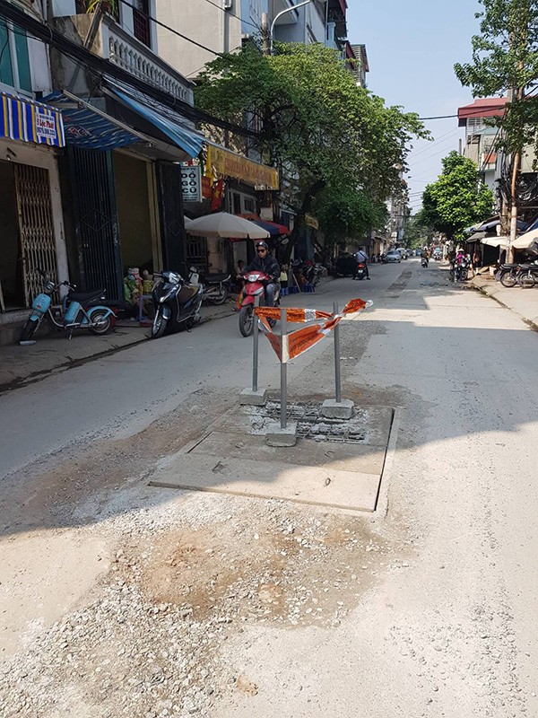 lòng đường, vỉa hè, đào xới, hai bà trưng, quận hoàn kiếm, chương dương, thanh tra, lát đá vỉa hè - ảnh 5