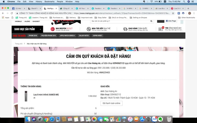 lazada, mainguyen, điện thoại di dộng, khuyến mãi, lừa đảo, bảo vệ người tiêu dùng - ảnh 1