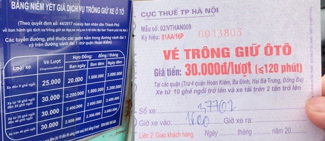 Truy thu gần 50 triệu đồng đối với bãi xe 'chặt chém' ở Phủ Tây Hồ - ảnh 2