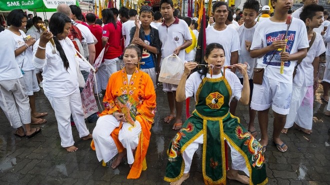 Lễ hội ăn chay Thái Lan: người yếu tim không nên thử - ảnh 4