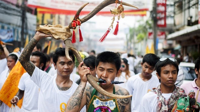Lễ hội ăn chay Thái Lan: người yếu tim không nên thử - ảnh 5