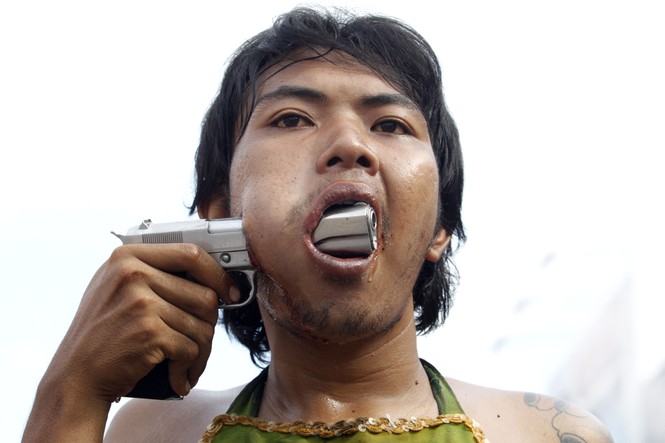 Lễ hội ăn chay Thái Lan: người yếu tim không nên thử - ảnh 1