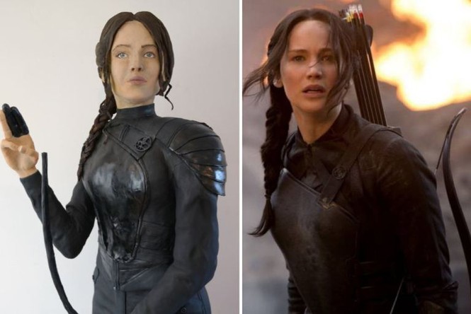 Bánh kem hình người mẫu Jennifer Lawrence - ảnh 1