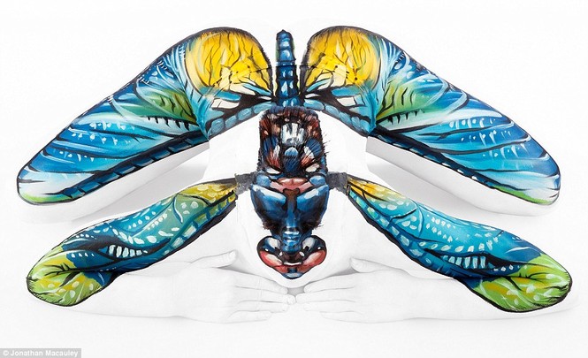 Kinh ngạc với những bức ảnh nghệ thuật 'bodypainting' - ảnh 1