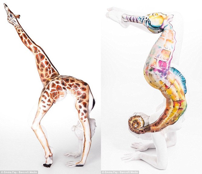 Kinh ngạc với những bức ảnh nghệ thuật 'bodypainting' - ảnh 3