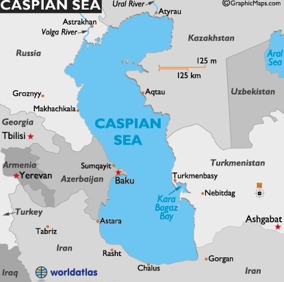 Tàu chở dầu Nga bốc cháy trên biển Caspian - ảnh 1