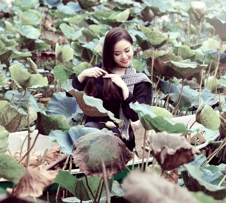 Hoa khôi Sinh viên Cần Thơ “hóa” nữ thanh niên xung phong duyên dáng - ảnh 6