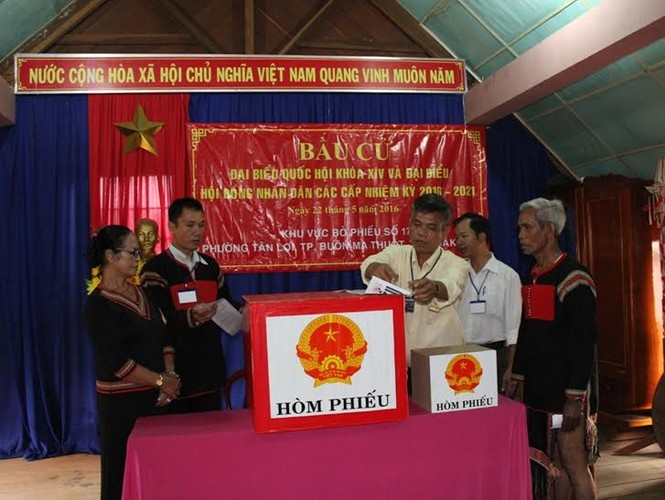 Cả nước đã có gần 96% cử tri đi bầu cử - ảnh 1