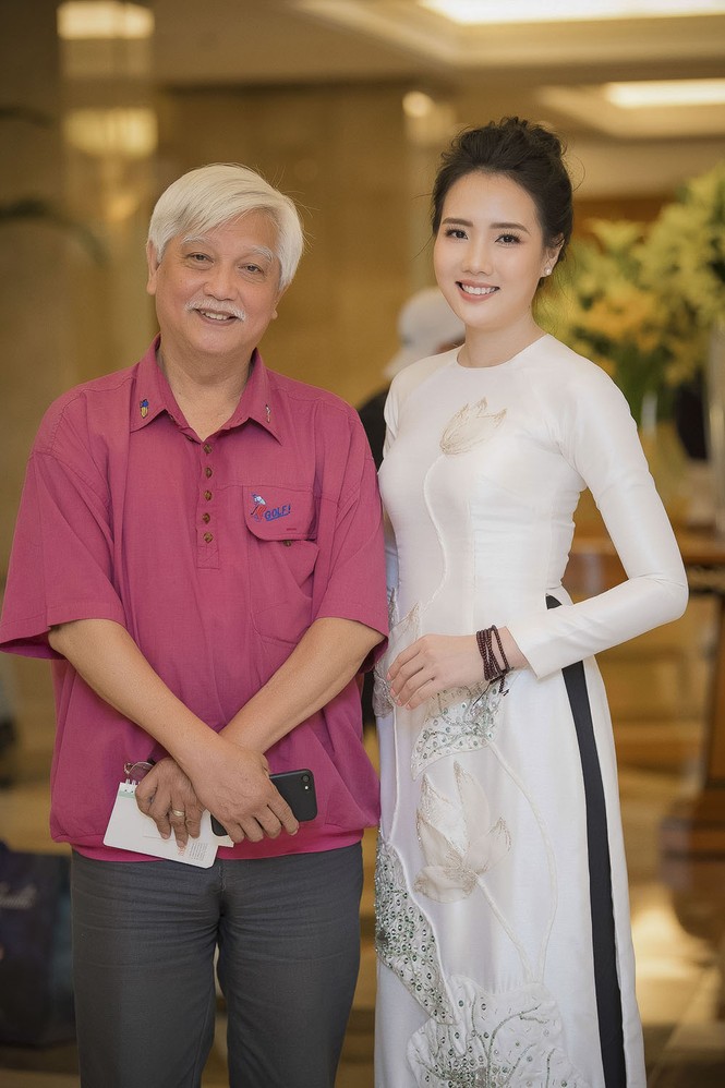 Dàn Hoa hậu, Á hậu duyên dáng với áo dài ở họp báo HHVN 2018 - ảnh 16