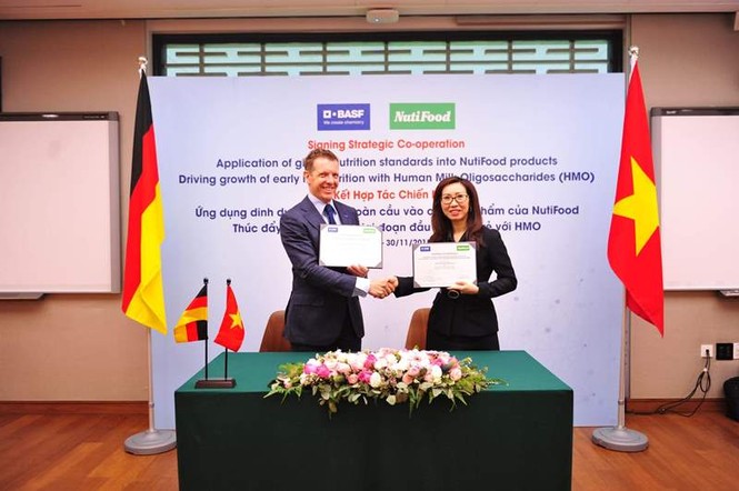 NutiFood ký kết hợp tác dinh dưỡng với tập đoàn BASF - ảnh 1