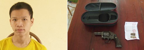 Rút súng quân dụng giải quyết mâu thuẫn - ảnh 1