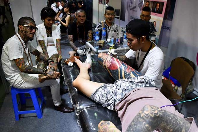 Ngày hội của những nghệ sĩ xăm mình - ảnh 9