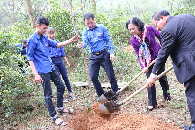 Phát động Tết trồng cây, Tháng Thanh niên và phong trào thi đua Kỷ niệm 50 Chiến thắng Đồng Lộc - ảnh 2
